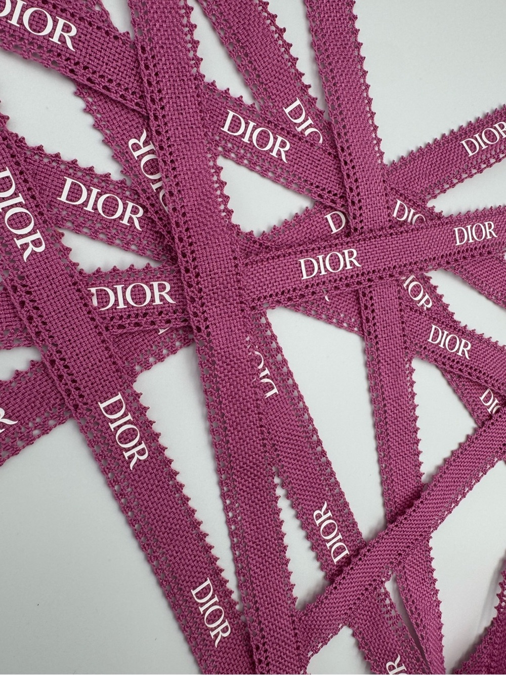 Dior Fuchsia Branded Lace